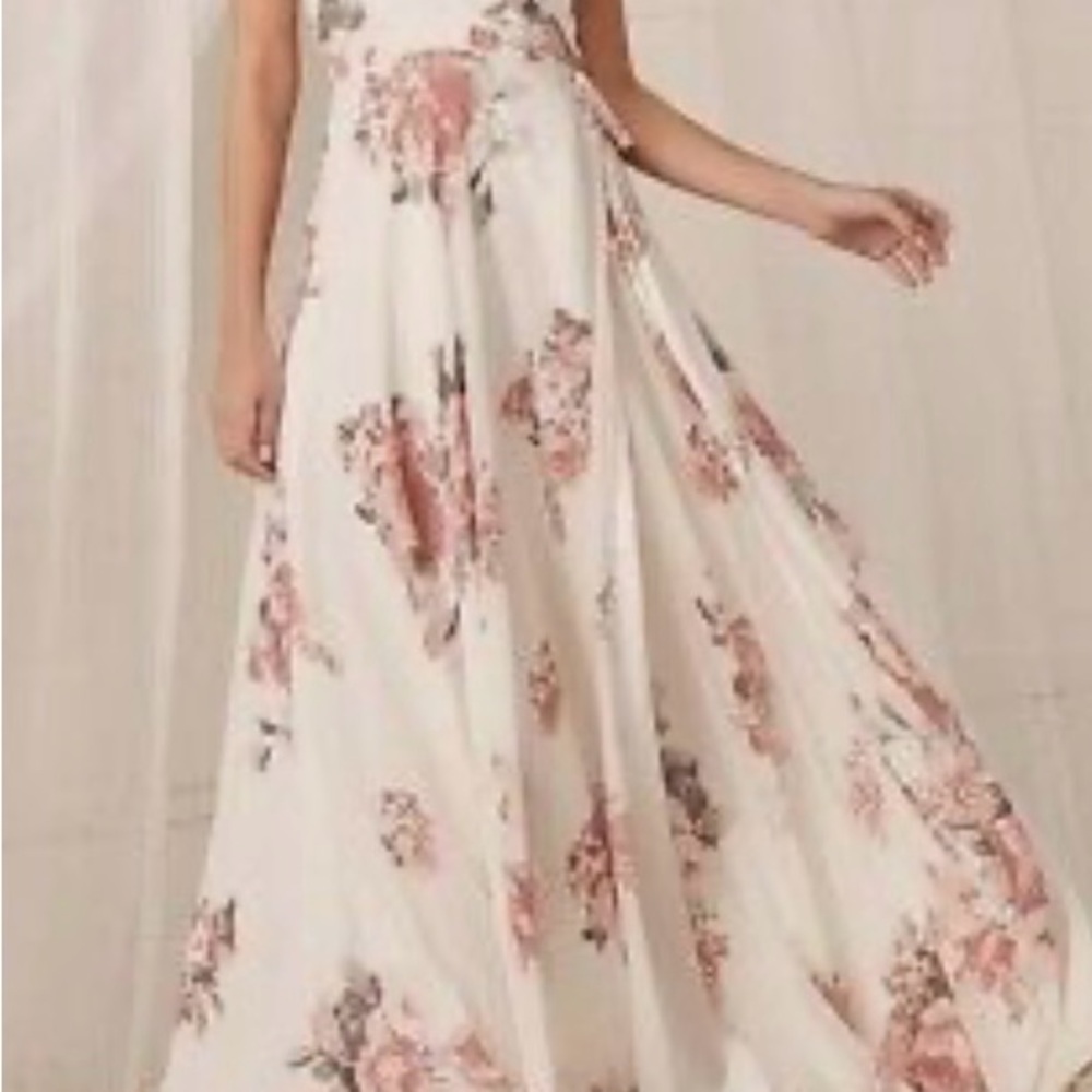 NWT. Lulus Florals Sleeveless Maxi Dress - Picture 7 of 9